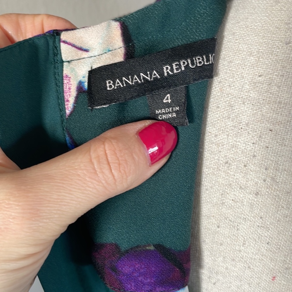 BANANA REPUBLIC floral perfect dress with pockets - Picture 8 of 10